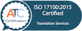 ATCC ISO 17100 Certification Mark 120