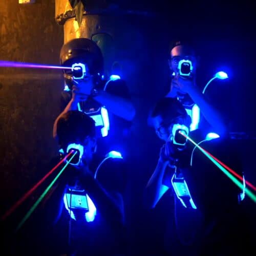 German voice-over & audio mix – Laserforce